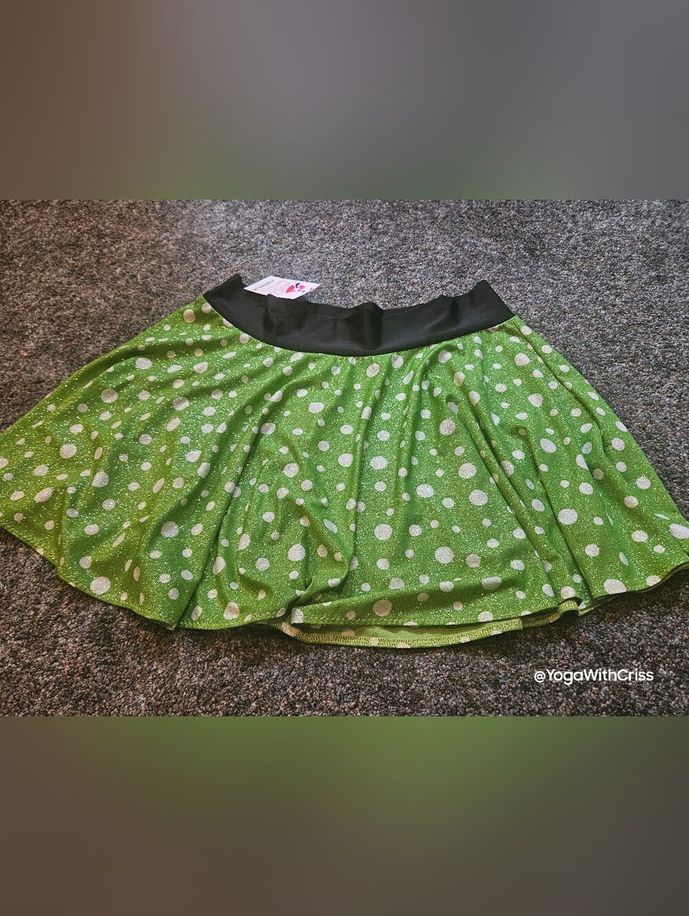 Sparkle Skirts polka dot skirt shimmer size XL